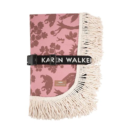 Kollab X Karen Walker Fringed Picnic Mat Animal Kingdom